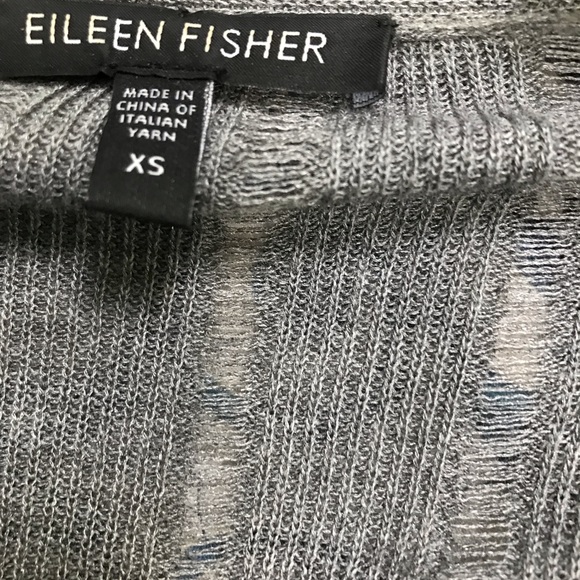 Eileen Fisher Gray Viscose Sweater - XS - Picture 4 of 5